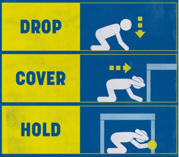 Drop cover hold
