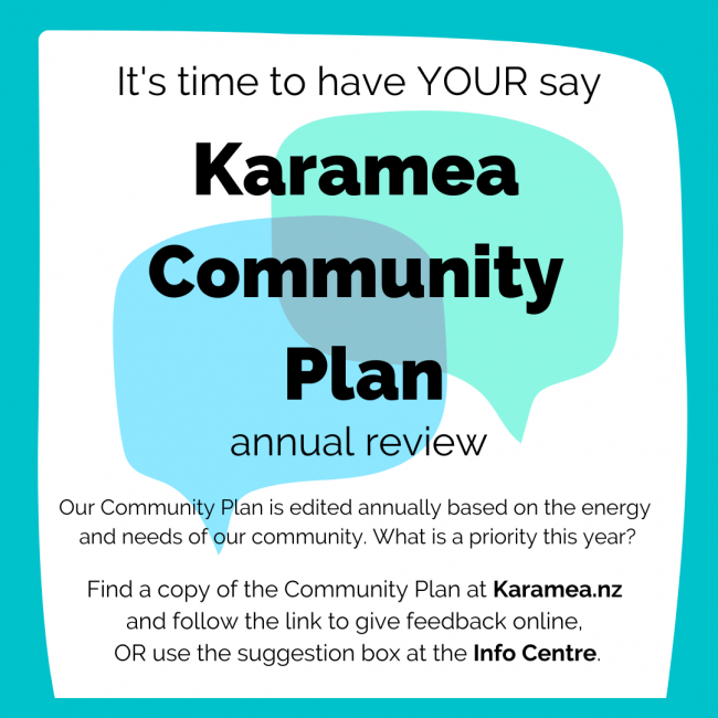 It's time for your feedback on Karamea Community Plan